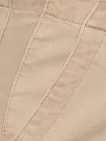 Mayslie Jogger Pants With Grosgrain Stripe