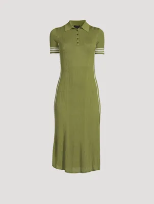 Peyton Rib Polo Midi Dress