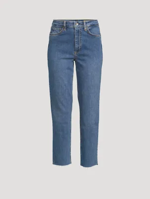 Nina High-Waisted Cigarette Ankle Jeans