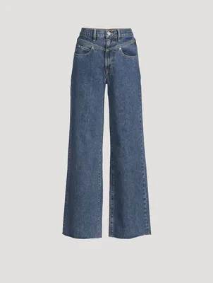 Grace Double-Yoke High-Waisted Jeans