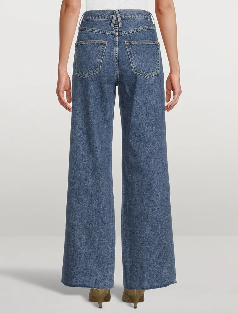 Grace Double-Yoke High-Waisted Jeans