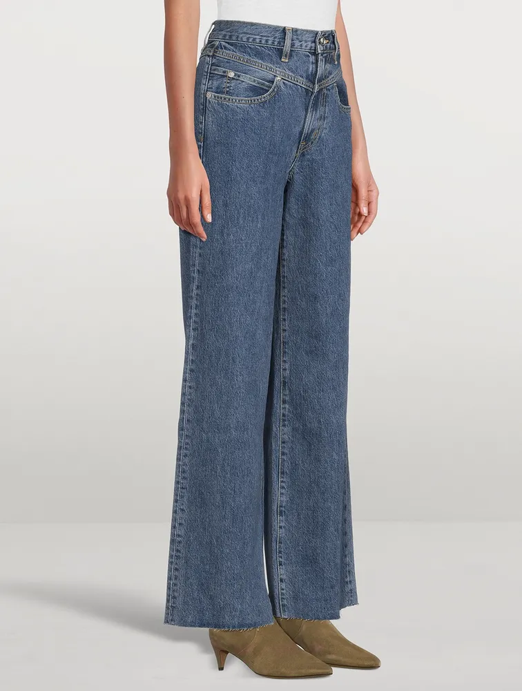 Grace Double-Yoke High-Waisted Jeans