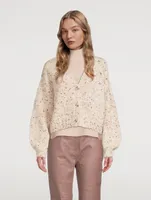 Mollie Puff-Sleeve Cardigan