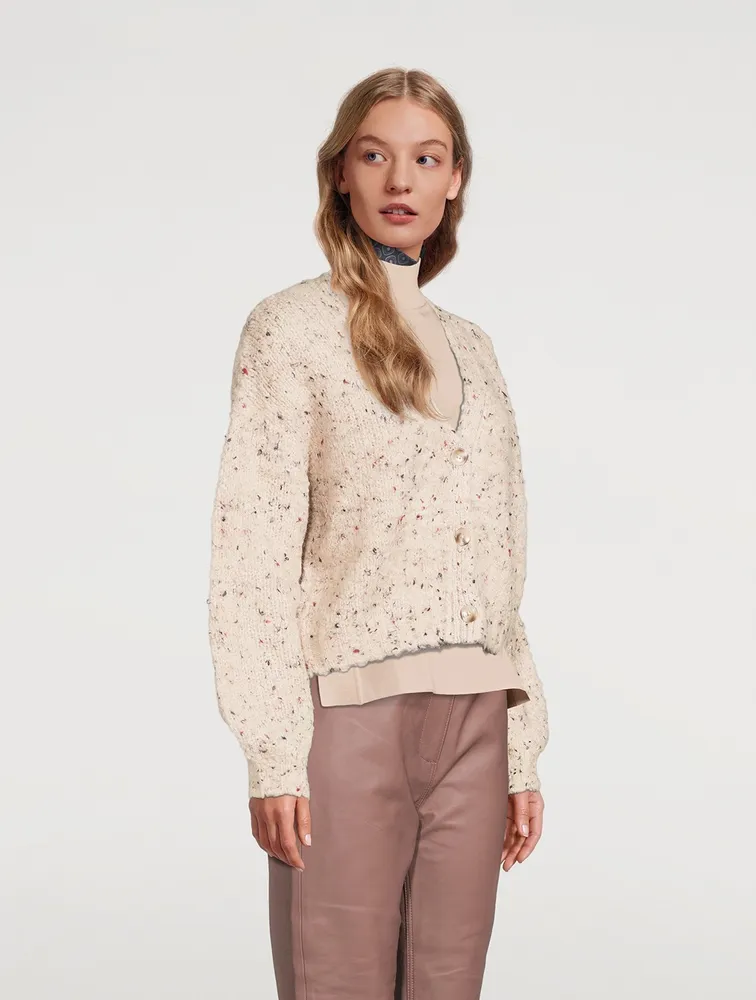 Mollie Puff-Sleeve Cardigan