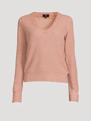 Blair Cashmere V-Neck Sweater