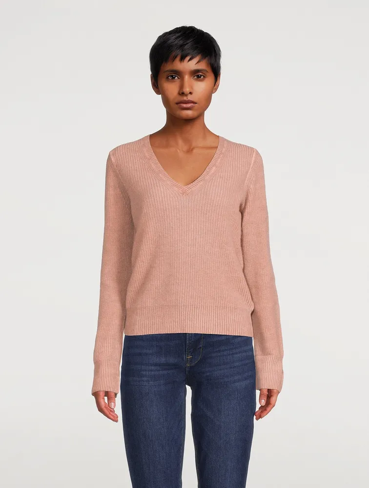 Blair Cashmere V-Neck Sweater