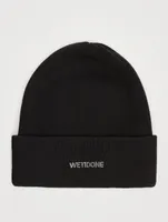 Wool-Blend Hotfix Logo Beanie