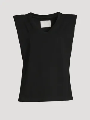 Zosia Padded Shoulder T-Shirt