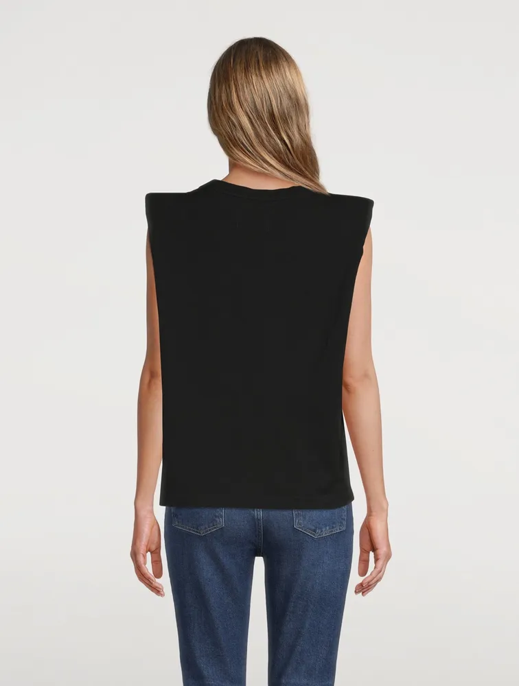 Zosia Padded Shoulder T-Shirt