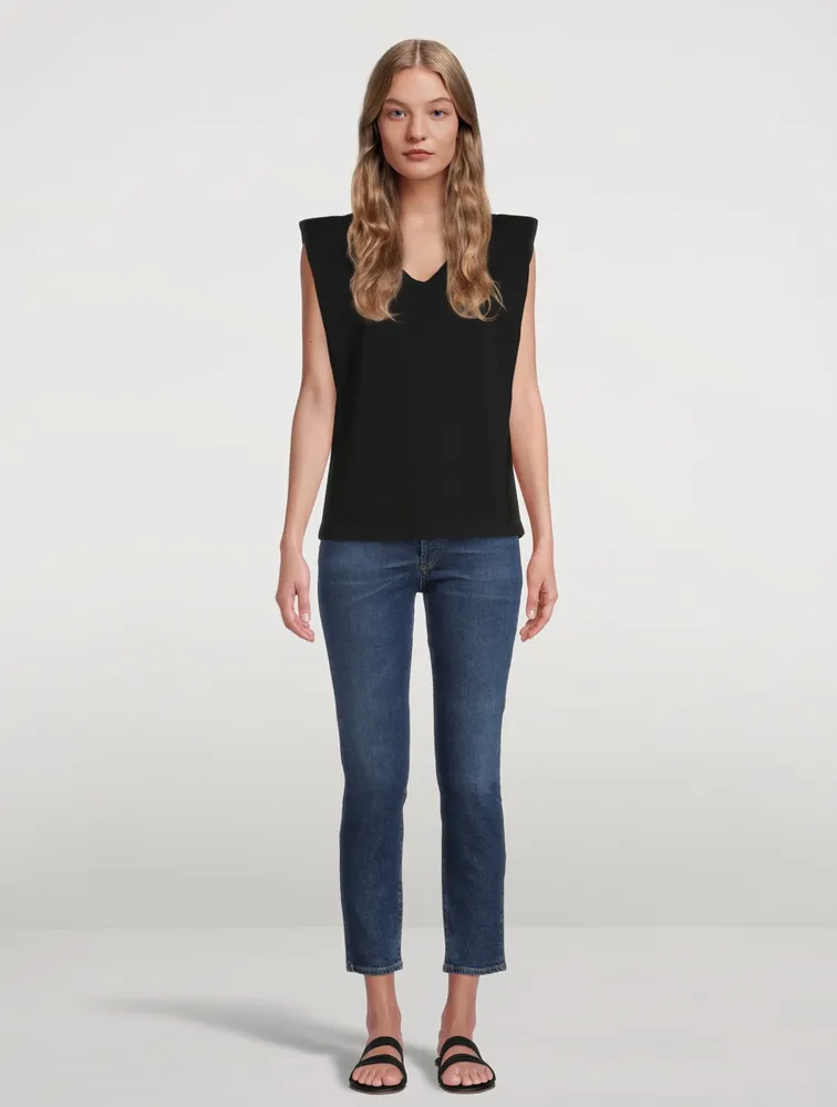 Zosia Padded Shoulder T-Shirt