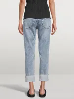 Dre Low-Rise Slim Boyfriend Jeans