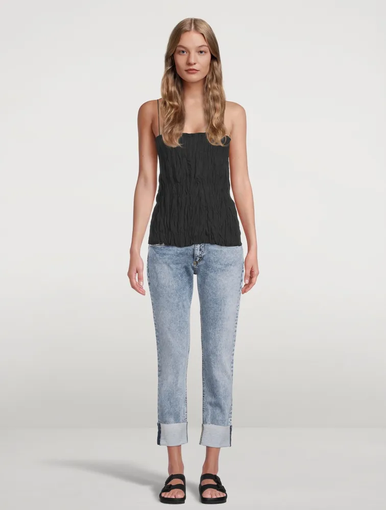 Dre Low-Rise Slim Boyfriend Jeans