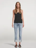 Dre Low-Rise Slim Boyfriend Jeans