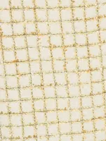 Lurex Tweed Pencil Skirt