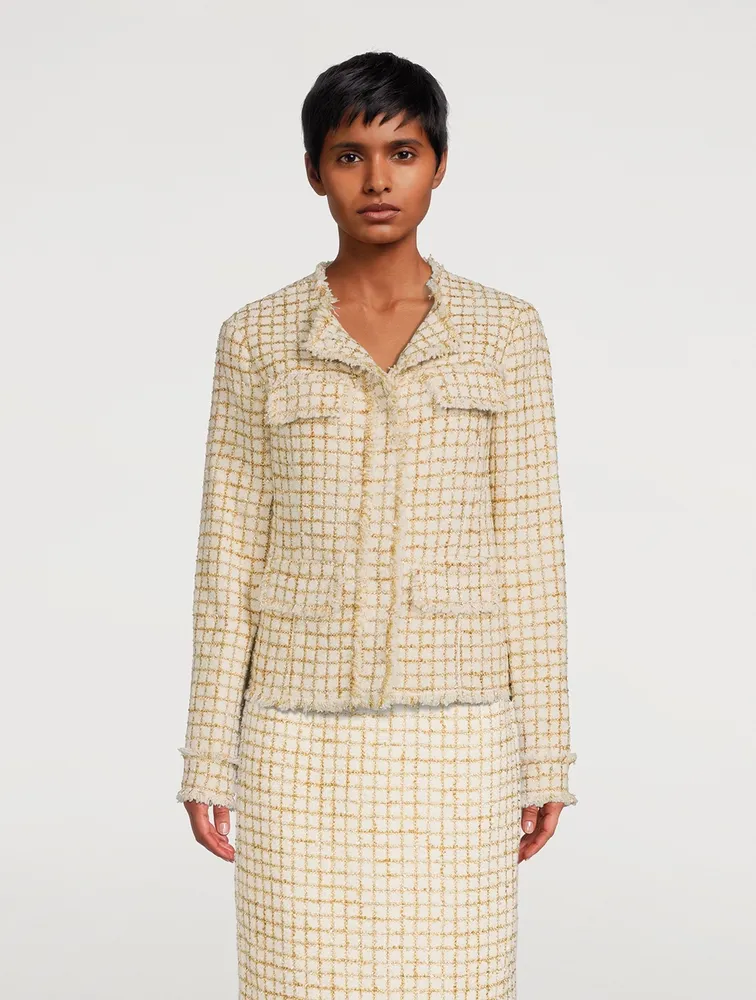 Lurex Tweed Jacket