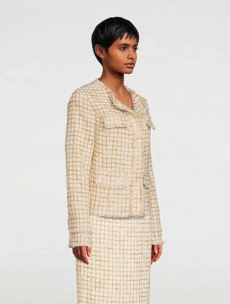 Lurex Tweed Jacket