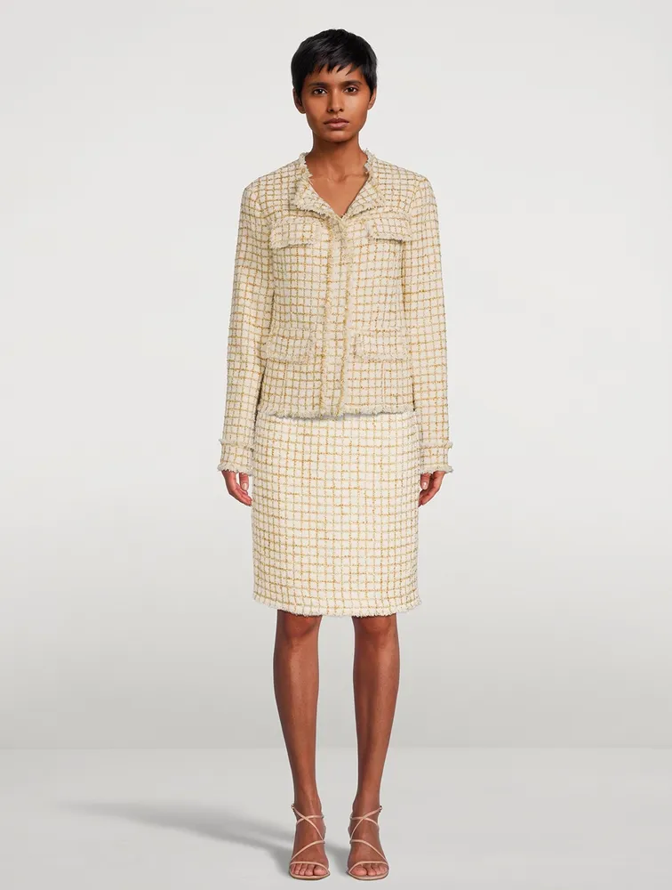 Lurex Tweed Jacket