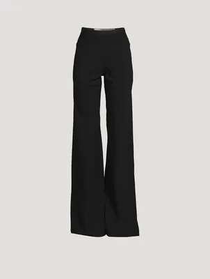 Bias Cady Flared Trousers