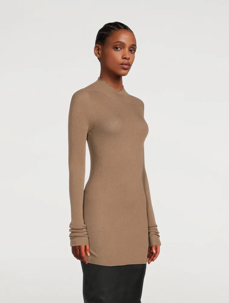 Gethsemane Wool Ribbed Knit Sweater