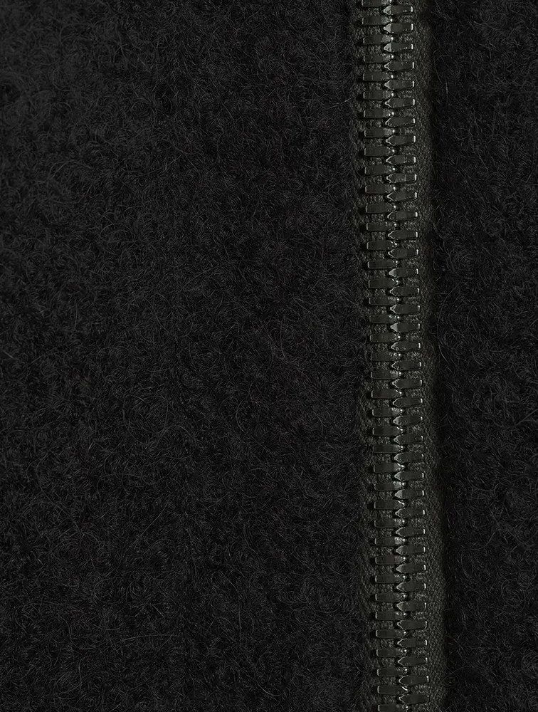 Peter Felt Zip-Front Jacket