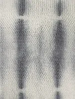 Wire Cashmere Sweater Tie-Dye Print