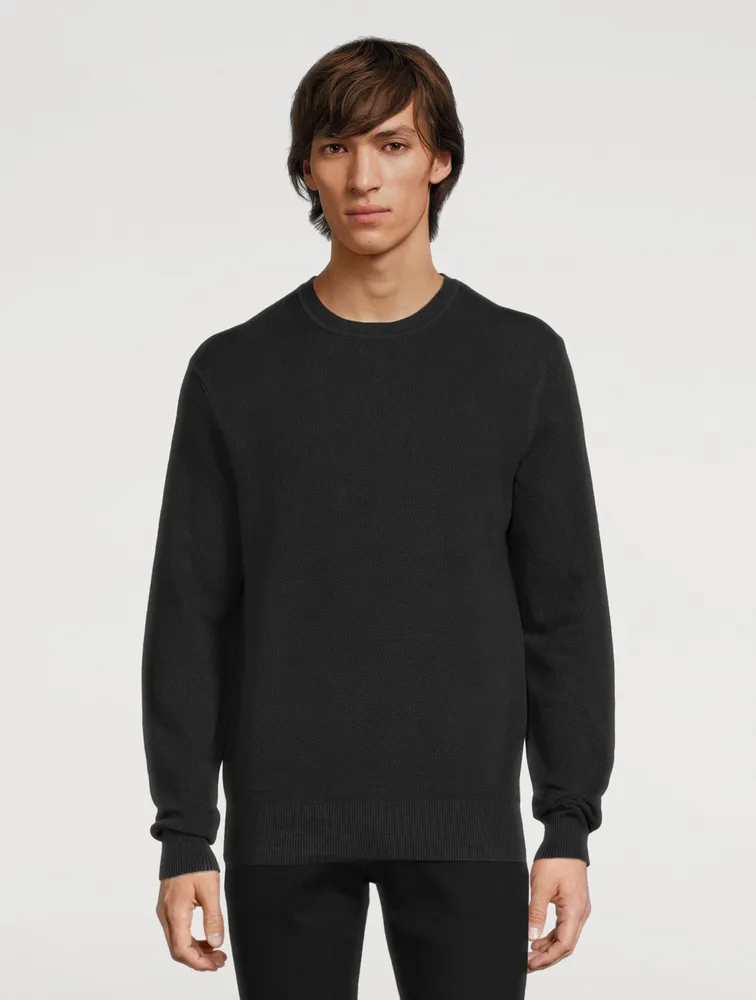 Hemp Cotton Pique Sweater