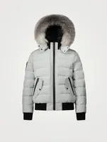 Scotchtown Down Quilted Bomber Jacket With Fur Hood