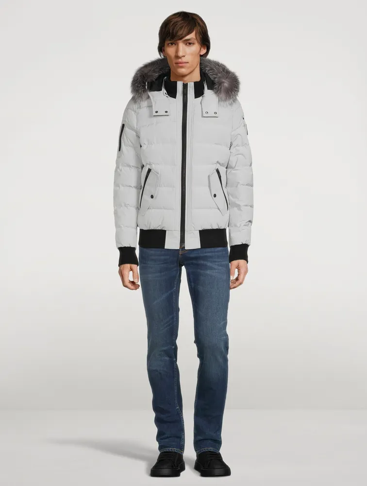 Scotchtown Down Quilted Bomber Jacket With Fur Hood