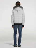 Scotchtown Down Quilted Bomber Jacket With Fur Hood