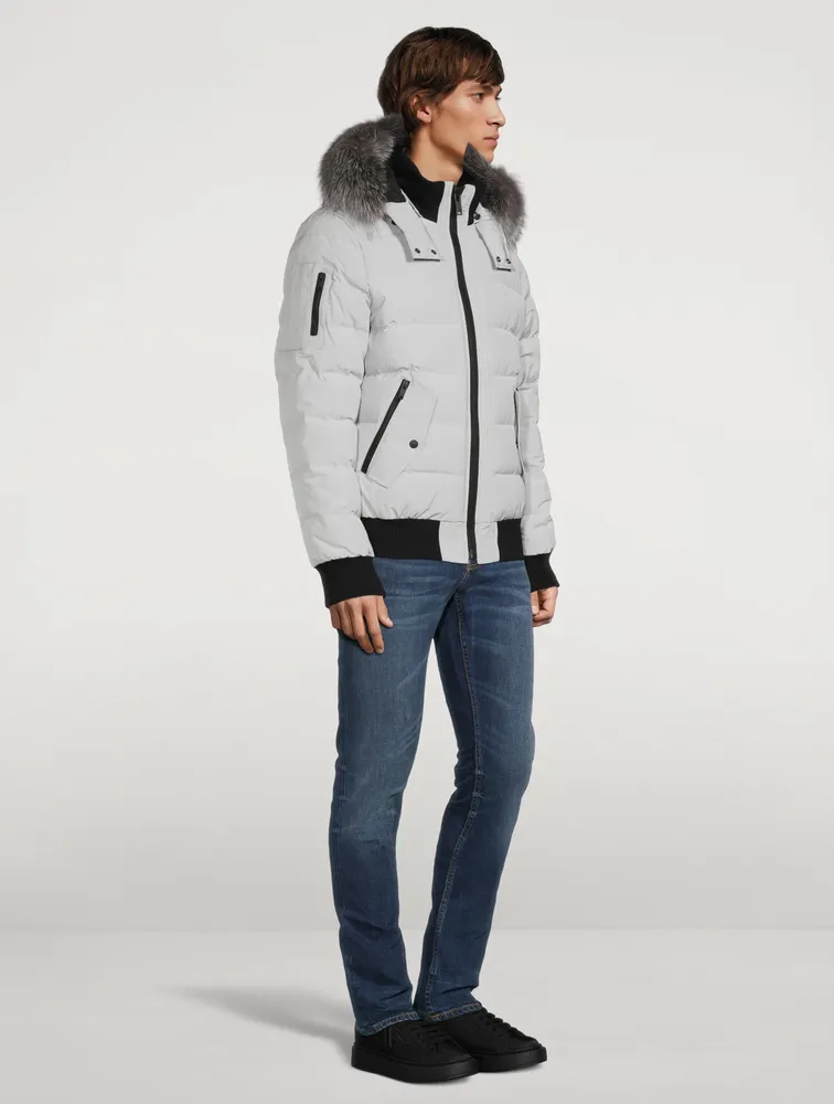 Scotchtown Down Quilted Bomber Jacket With Fur Hood