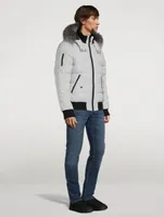 Scotchtown Down Quilted Bomber Jacket With Fur Hood