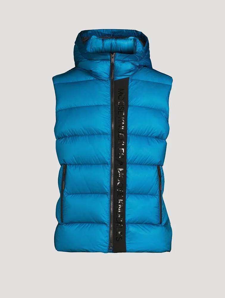 Orwell Quilted Down Vest With Hood