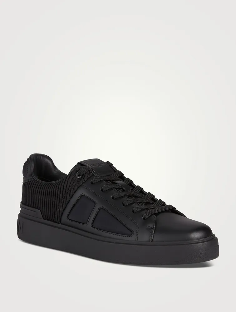 B-Court Leather And Neoprene Sneakers