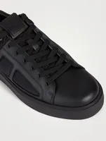 B-Court Leather And Neoprene Sneakers