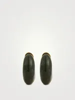 Jade 18K Gold Vermeil Donut Hoop Earrings