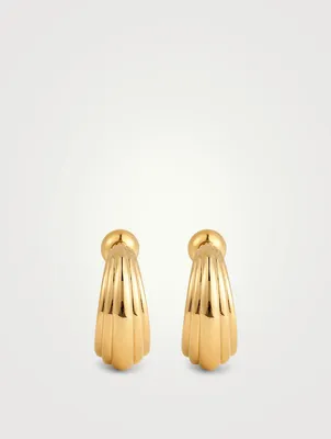 Large Blondeau 18K Gold Vermeil Hoop Earrings