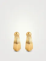 Large Blondeau 18K Gold Vermeil Hoop Earrings