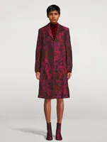 Roltane Rose Jacquard Coat