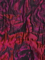 Santony Rose Jacquard Pencil Skirt