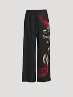 Puvis Printed Wide-Leg Pants