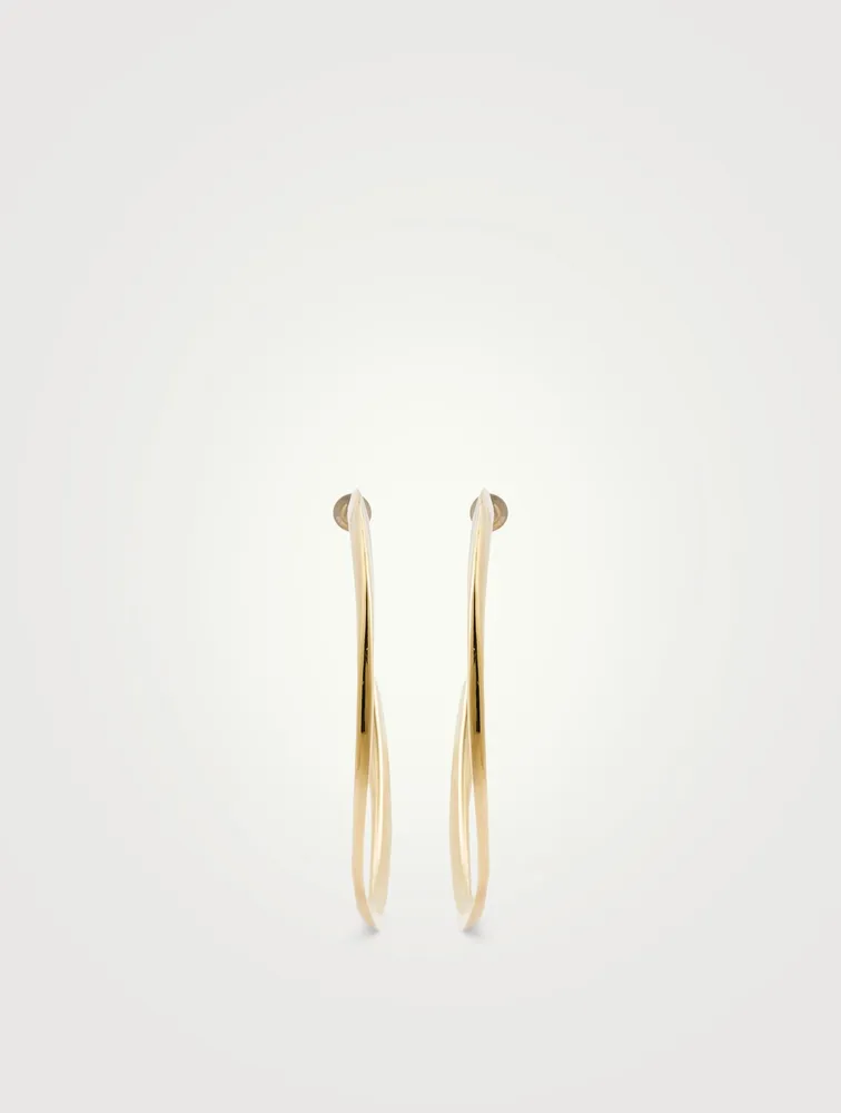 Aero Bronze Hoop Earrings