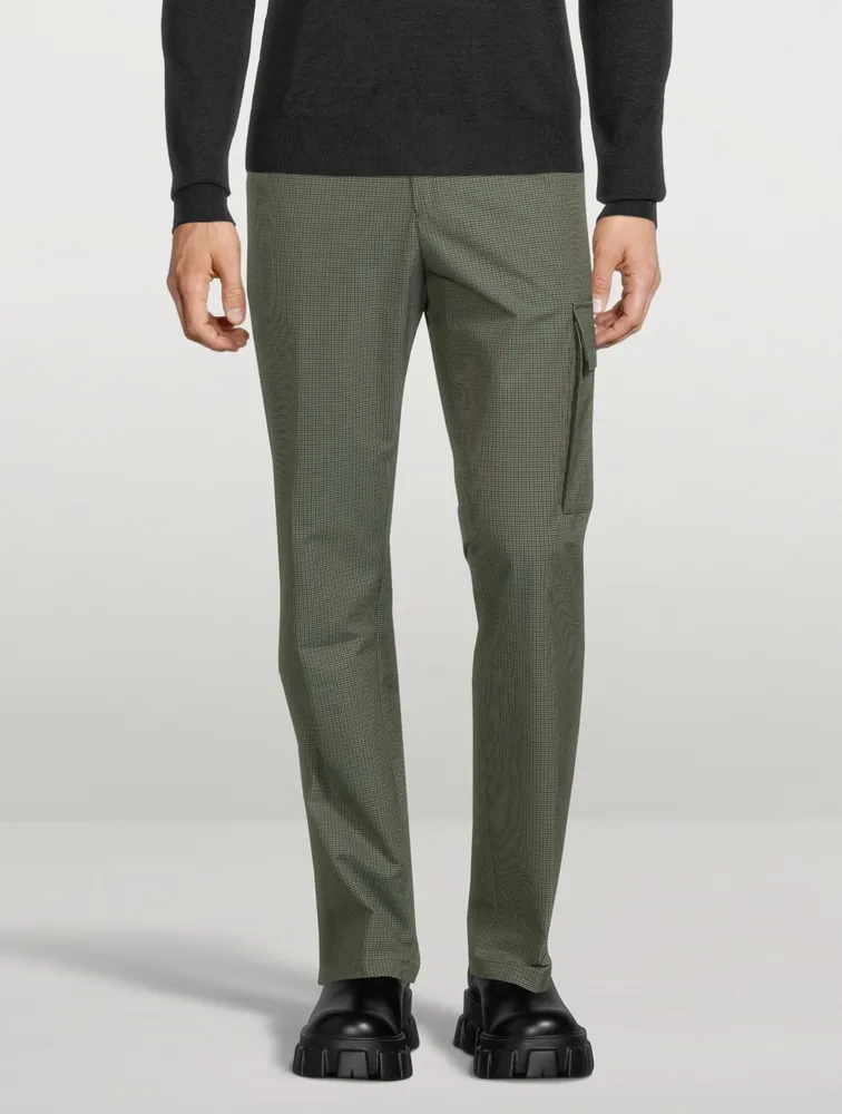 Cotton Pants With Cargo Pocket