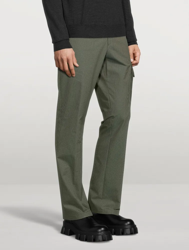 Cotton Pants With Cargo Pocket