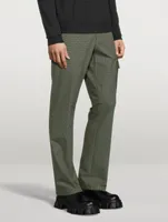 Cotton Pants With Cargo Pocket