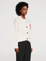 Ami De Coeur Cotton and Wool Cardigan