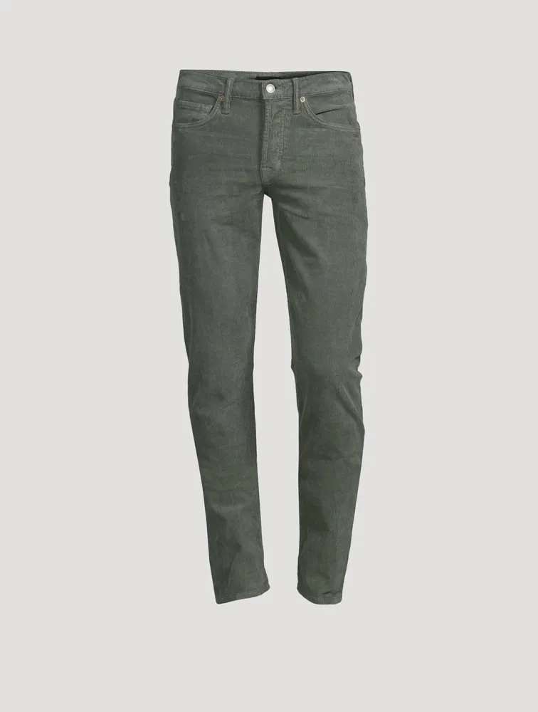 Corduroy Slim-Fit Pants