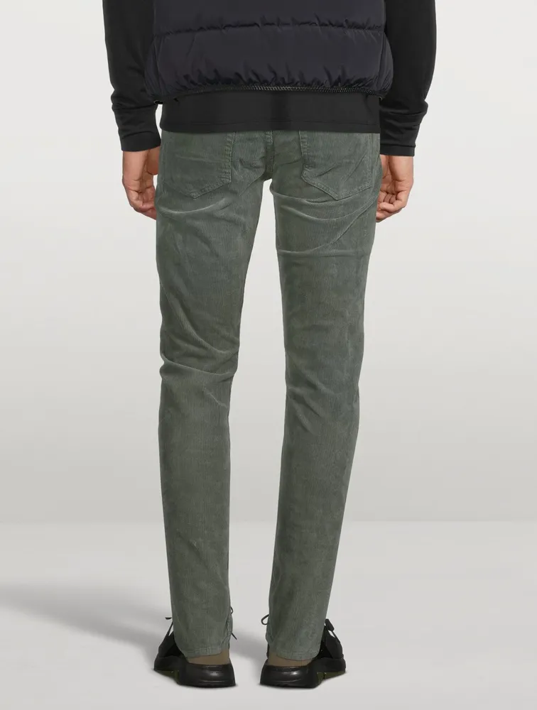 Corduroy Slim-Fit Pants