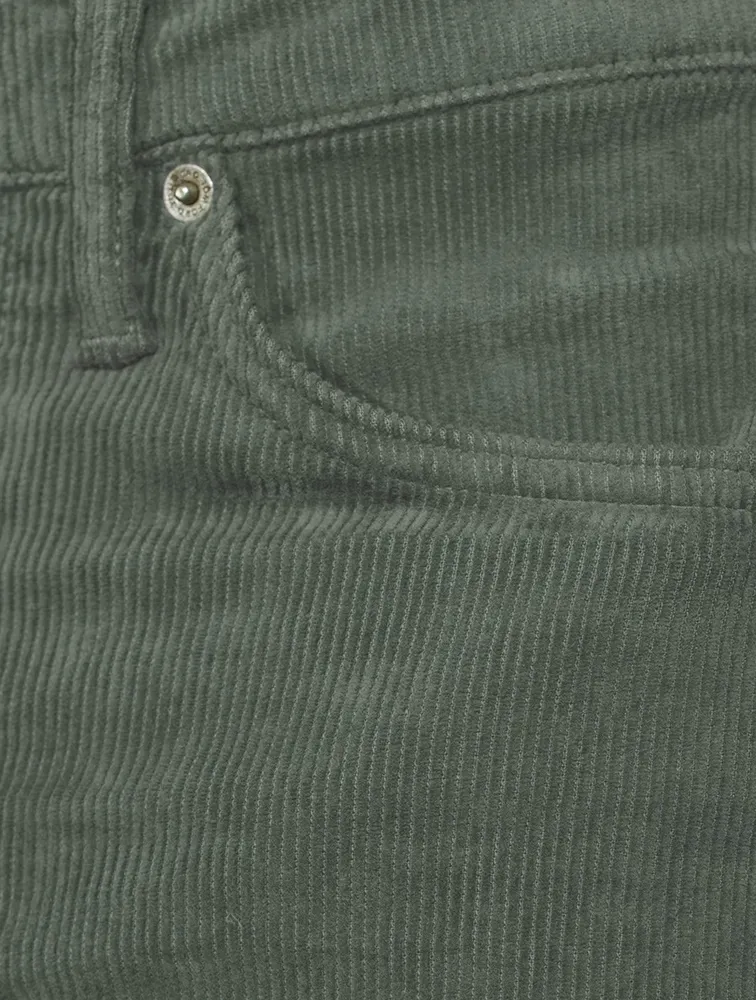 Corduroy Slim-Fit Pants