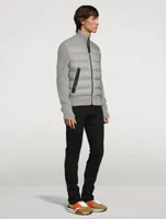 Wool Down Zip Blouson Jacket
