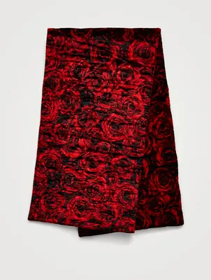 Gustave Scarf In Rose Print